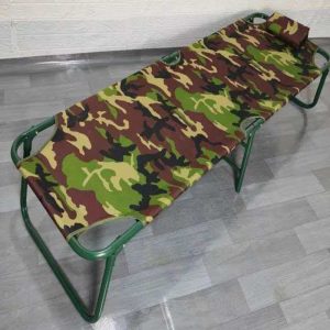 Foldable camping bed